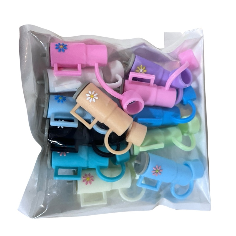 Pack of 12 straw toppers